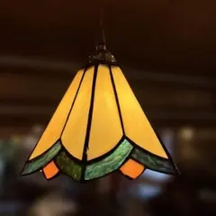 アンティーク セルロイド シーリングライト 花びら型 グリーン
