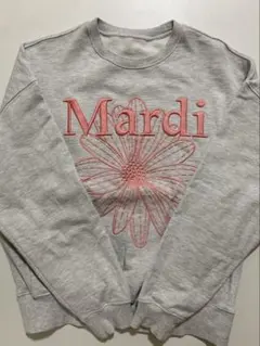 Mardi Mercredi ／マルディメクルディ ／グレー ／刺繍ロゴのサムネイル