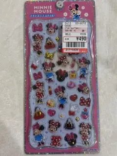 プチドロップステッカー　ミニー