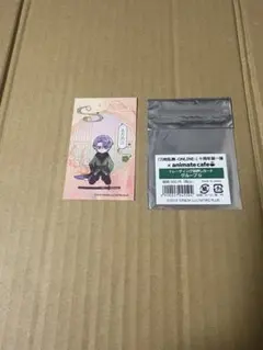 刀剣乱舞 とうらぶ アニメイトカフェ 十周年 箔押しカード 三日月宗近
