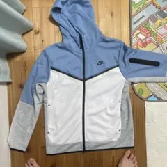 NIKE テックフリース フルジップパーカー ライトブルー M説明欄見て