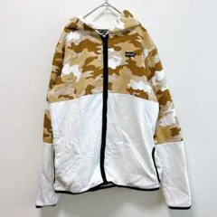 リーバイス ジップパーカー 迷彩 XL 白 茶 スポーツ アウトドア キャンプのサムネイル