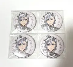 ツイステ展 シルバー 缶バッジ 4点