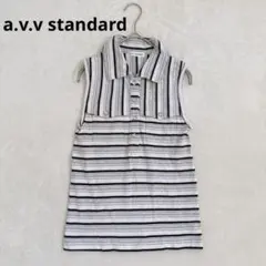 美品✨a.v.v standard ボーダー柄 チュニック　トップス　M 38のサムネイル