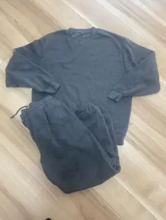 フリース グレー スウェットセット