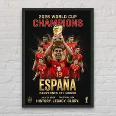 FIFA ワールドカップ 2026 ダラス 公式ポスター A3 作者直筆サイン入