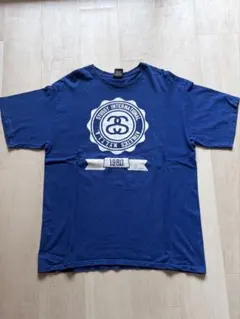 [00s]Old Stussy Tシャツ　青　ブルー