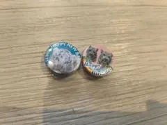 非売品　東武動物公園　ホワイトタイガー　缶バッチ