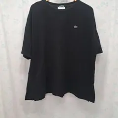 Lacoste ブラック 半袖 Tシャツ L ラコステ 黒