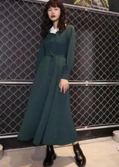 jouetie ダブルボタン ロングワンピース
