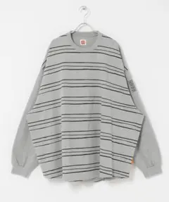 SEE SEE x eye_C SUPER BIG BORDER LS TEE - メルカリ
