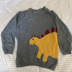H&M 恐竜デザイン セーター EUR 98 (3-4歳) グレー