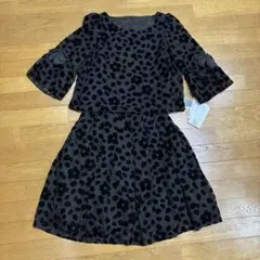 M'S GRACY セットアップ　シフォンスカート　リボン　水玉　花柄