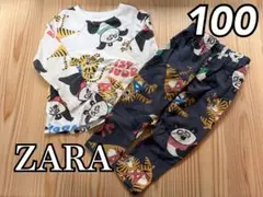 ベビー服　子供服　キッズ　ZARA 長袖 ロンT Tシャツ　レギンスパンツのサムネイル