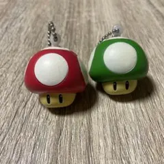 スクイーズ　やわらかフィギュア　マスコット　スーパーマリオ　キノコ