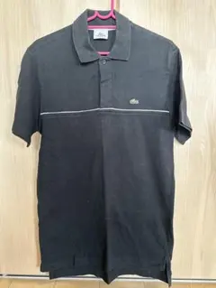 LACOSTE ブラック ポロシャツ サイズ3（メンズSが該当）