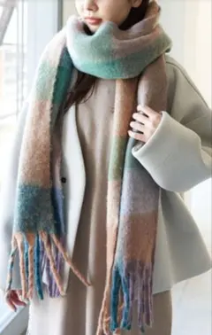 ロペピクニック ロングマフラー チェック