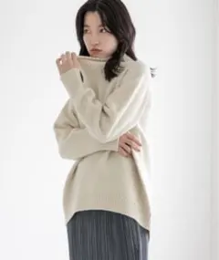 タートルネック ニット