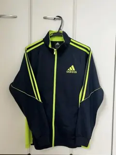 adidas ネイビー/ライム ジャージ S