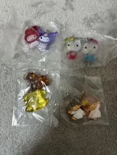 サンリオ なかよしドロップチャーム ガチャガチャ 4種コンプリートセット