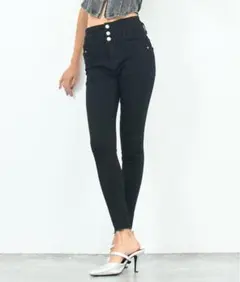 【ANAP】 ハイウエストスキニー