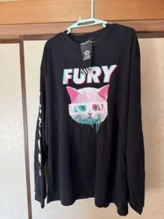 LISTEN FLAVOR 猫デザイン 長袖Tシャツ 新品