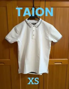 TAION ポロシャツ半袖 オフホワイト XSサイズ Unisex
