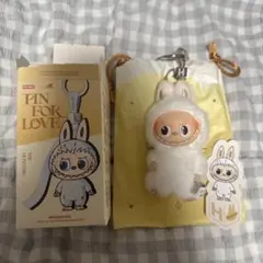 LABUBU ラブブ［H］PINFORLOVE 新品 POPMART イニシャル