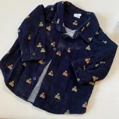 GAP ベビーシャツ 6-12ヶ月 ネイビー