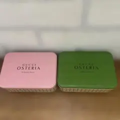 グッチ　オステリアクッキー空き缶　2個セット