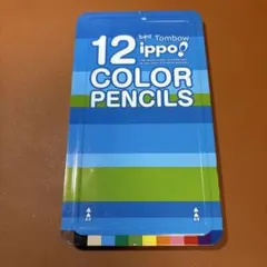 トンボ 色鉛筆(12色) ippo