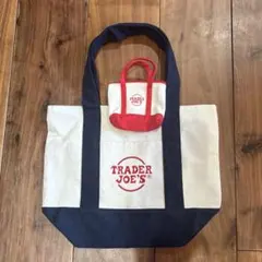 TRADER JOE'S ミニキャンバストート＆マイクロエコバック入れのサムネイル