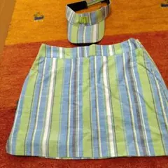 LOUDMOUTH ゴルフスカート サンバイザー セット