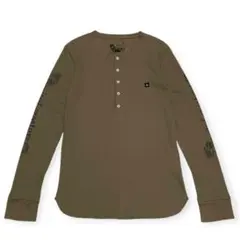 00s・極美品 クイックシルバー スカルウイング ワッフル ロンT　26テ220のサムネイル