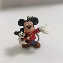 ディズニー　レトロキーホルダー　ミッキーマウス