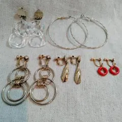 ビアス　イヤリング 5個セット