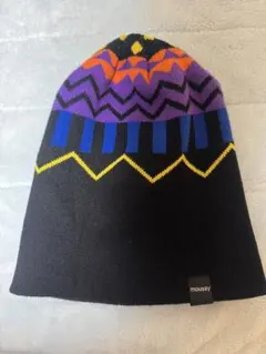 moussy 幾何学模様 ニット帽　56〜59