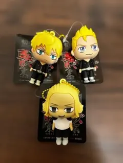 【新品】東リベ カプセルフィギュア 3点セット マイキー・千冬・武道 台紙付