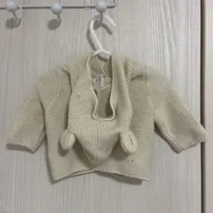 くま耳ボタン付きアウター