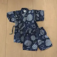 甚平 紺色 サイズ90