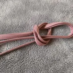 落ち着いたローズピンク　帯締め