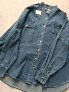 タイムセール☆新品☆nao☆ビッグシルエット☆デニムシャツ