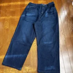 ち〜坊様専用 大きいサイズ ワイドデニムパンツ