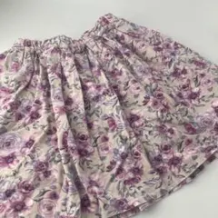 女の子　スカート　パンツ　スカパン　花柄　anyFAM 120