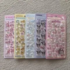 【正規品】サンリオ第2弾 ボンボンドロップシール　5枚セット
