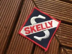 【70's SKELLY タイヤ ワッペン】ビンテージ ホットロッド