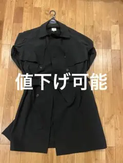 BEAMS ロングコート　トレンチコート　スプリングコート　ブラックのサムネイル