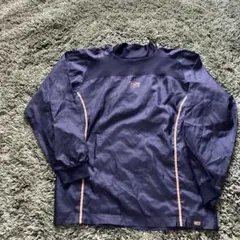 ZETT ネイビー 長袖 ハイネックウェア150