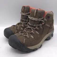 KEEN キーン トレッキングシューズ 登山靴 23.5cm ブラウン