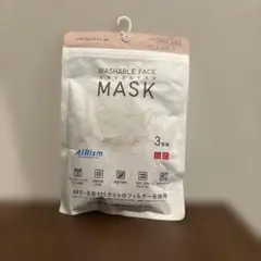 ユニクロ　UNIQLO AIRism 洗えるマスク 3枚組 ベージュ　L